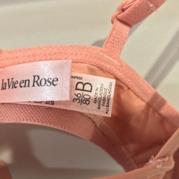NWOT 36B La Vie en Rose Bra - Picture 3 of 3